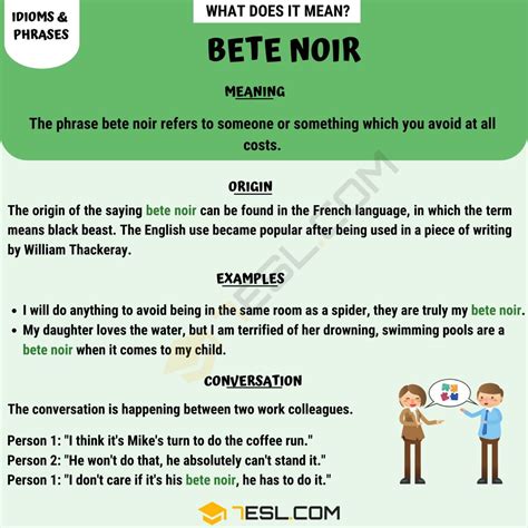 BETES NOIRES definition and meaning .